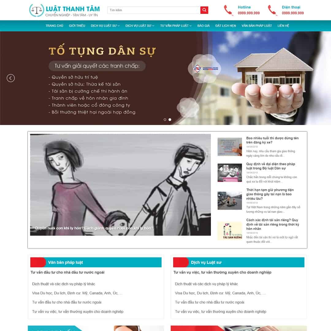 Theme WordPress công ty luật là một lựa chọn lý tưởng cho các công ty luật muốn có một trang web chuyên nghiệp, đẹp mắt và chứa đựng đầy đủ thông tin cần...