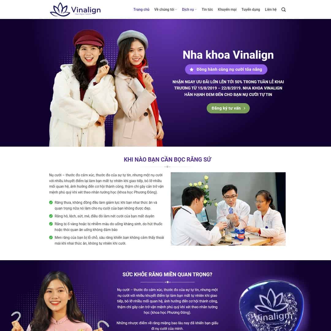 Theme WordPress dịch vụ Nha Khoa 03